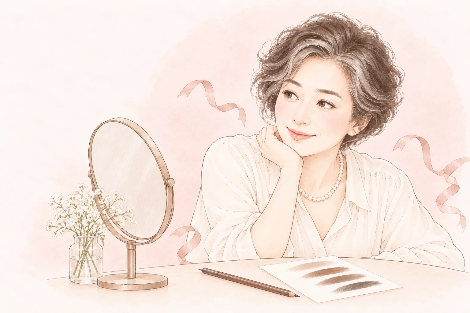 封面插畫：紋眉常見問題：原生眉毛、補色、變色，還有「蠟筆小新」