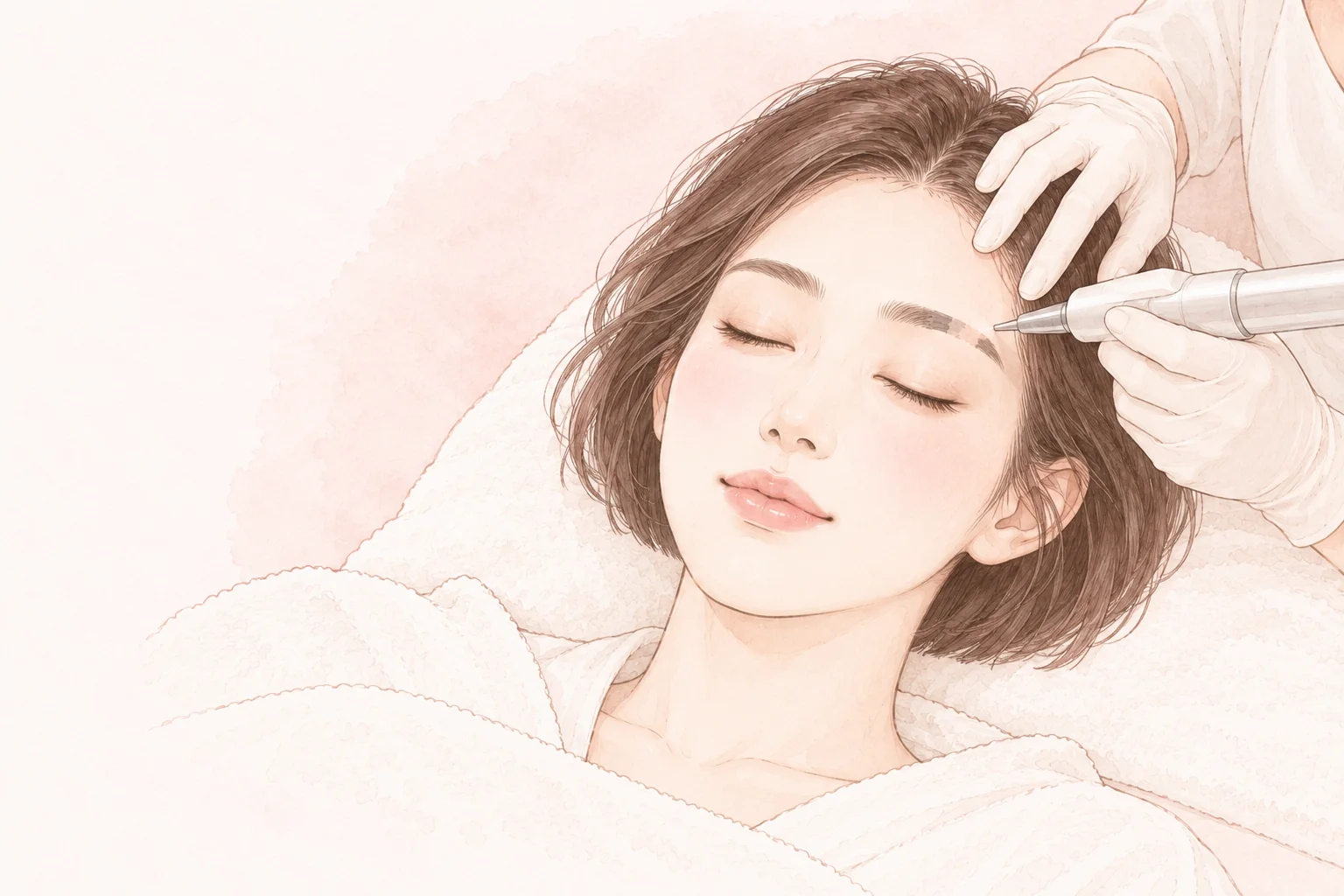 封面插畫:舊紋眉不滿意?無創淨色・眉部還原術