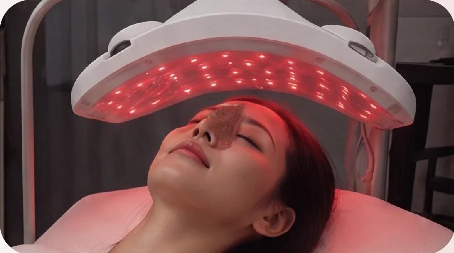 Deep activation: 680nm long-wave red-light repair