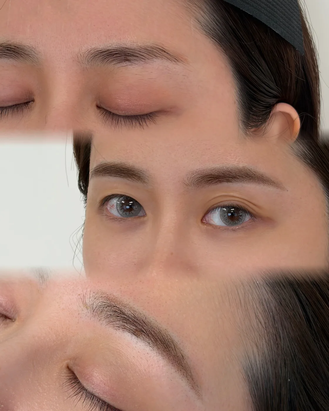Brows · ombre · before and after