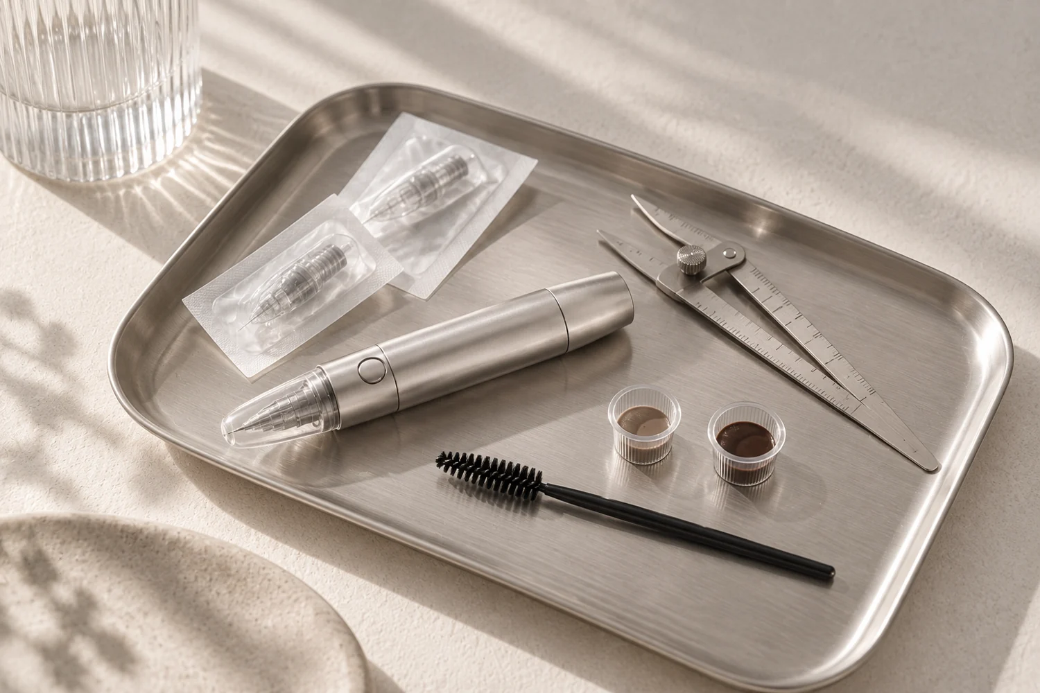 SMP tools: single-use micro-needles and pigment