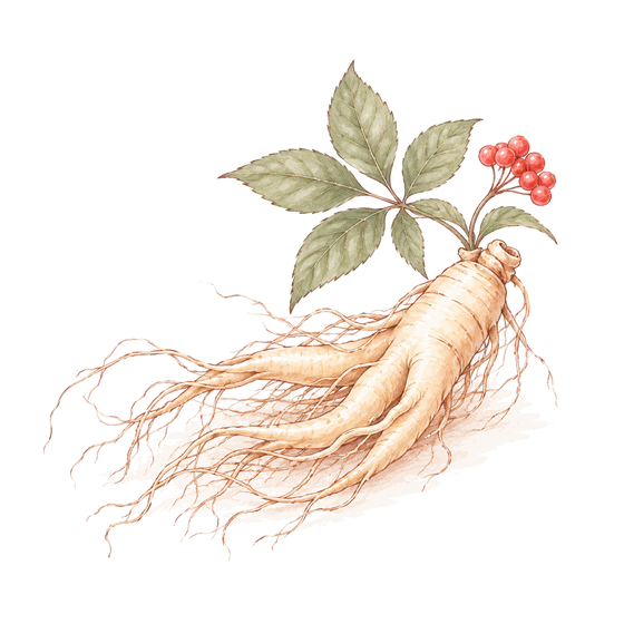 Illustration: ginseng root