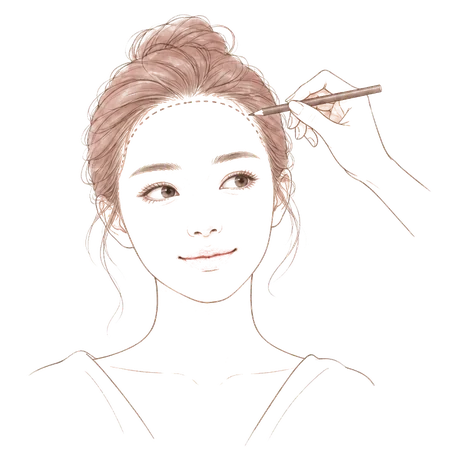 Illustration: hairline design